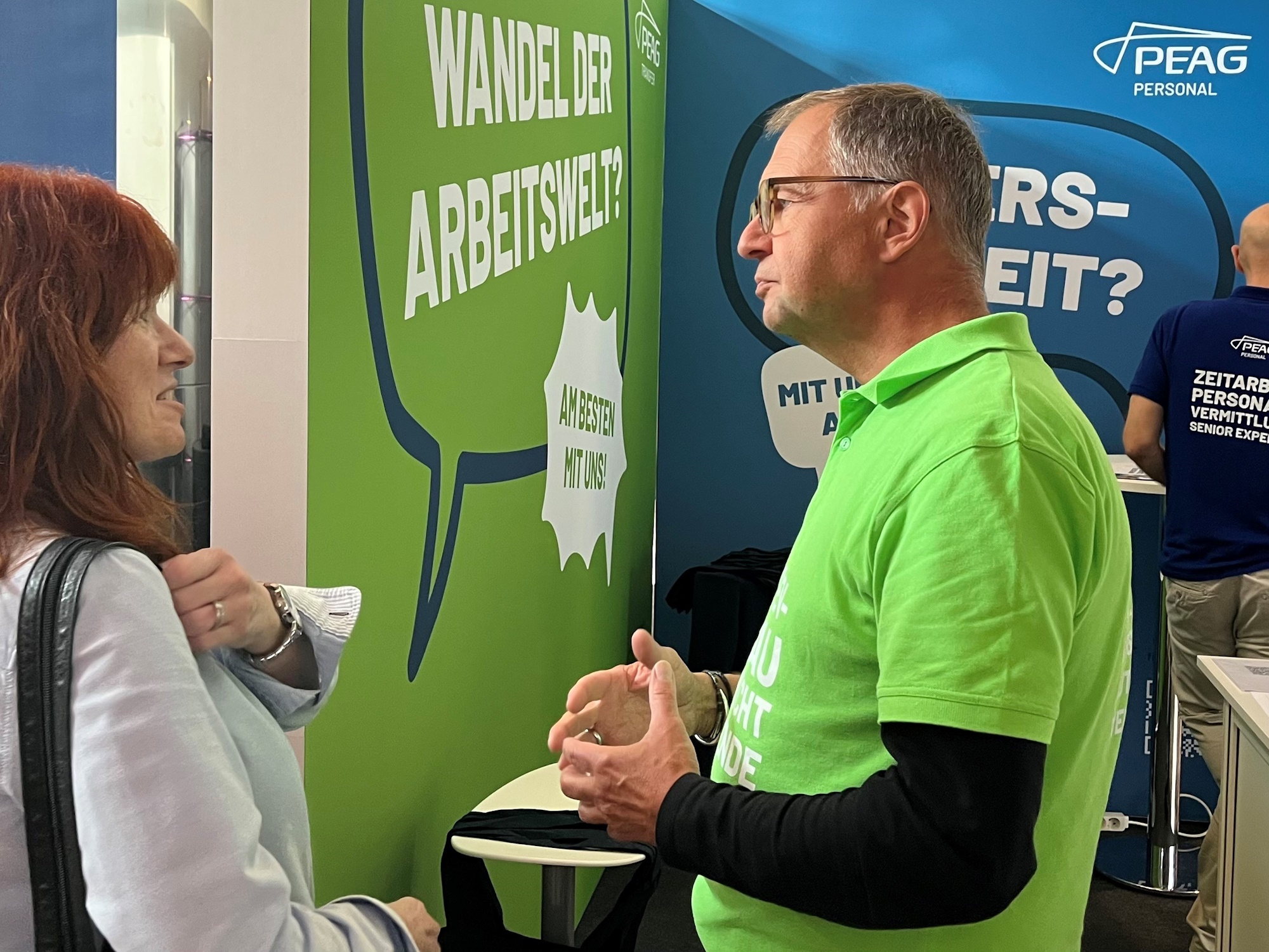 PEAG Transfer-Experte Michael Steilmann beim Deutschen BetriebsräteTag in Bonn.