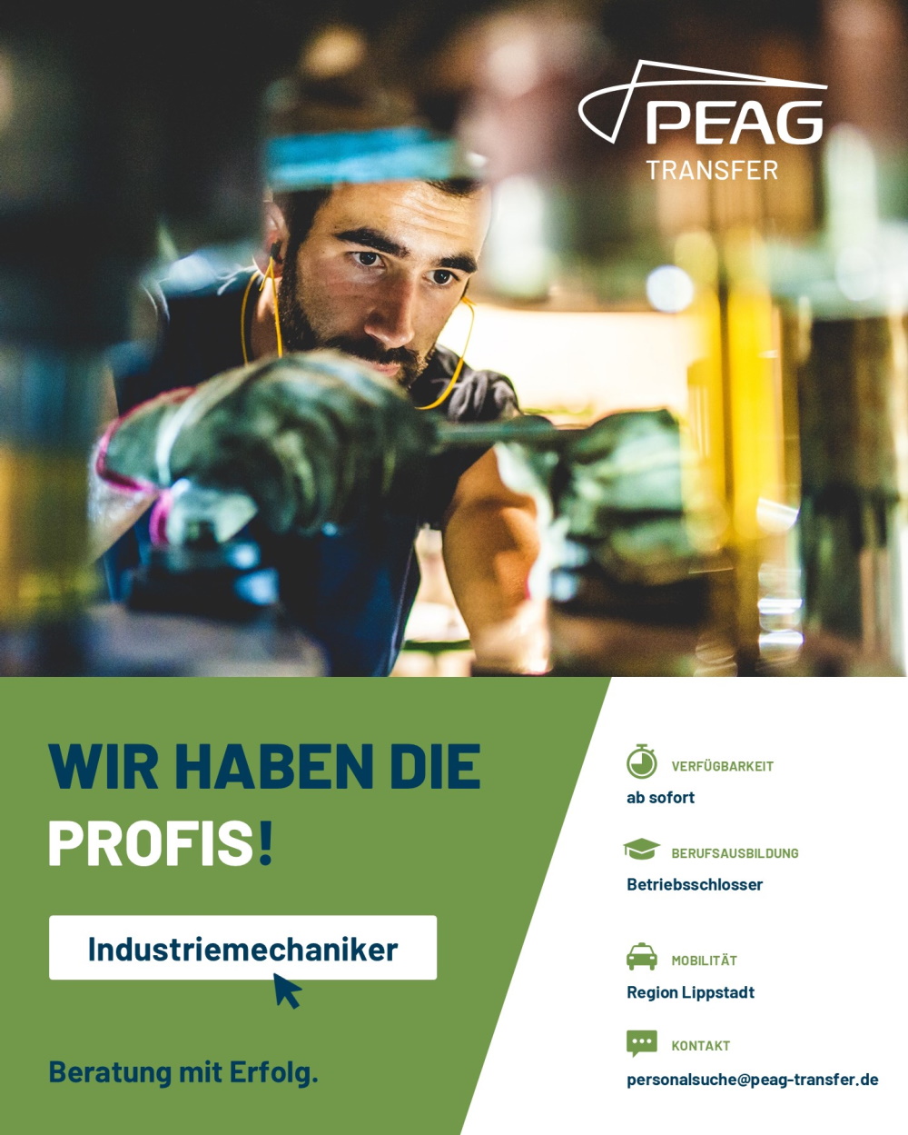 PEAG Transfer: Wir haben die Profis