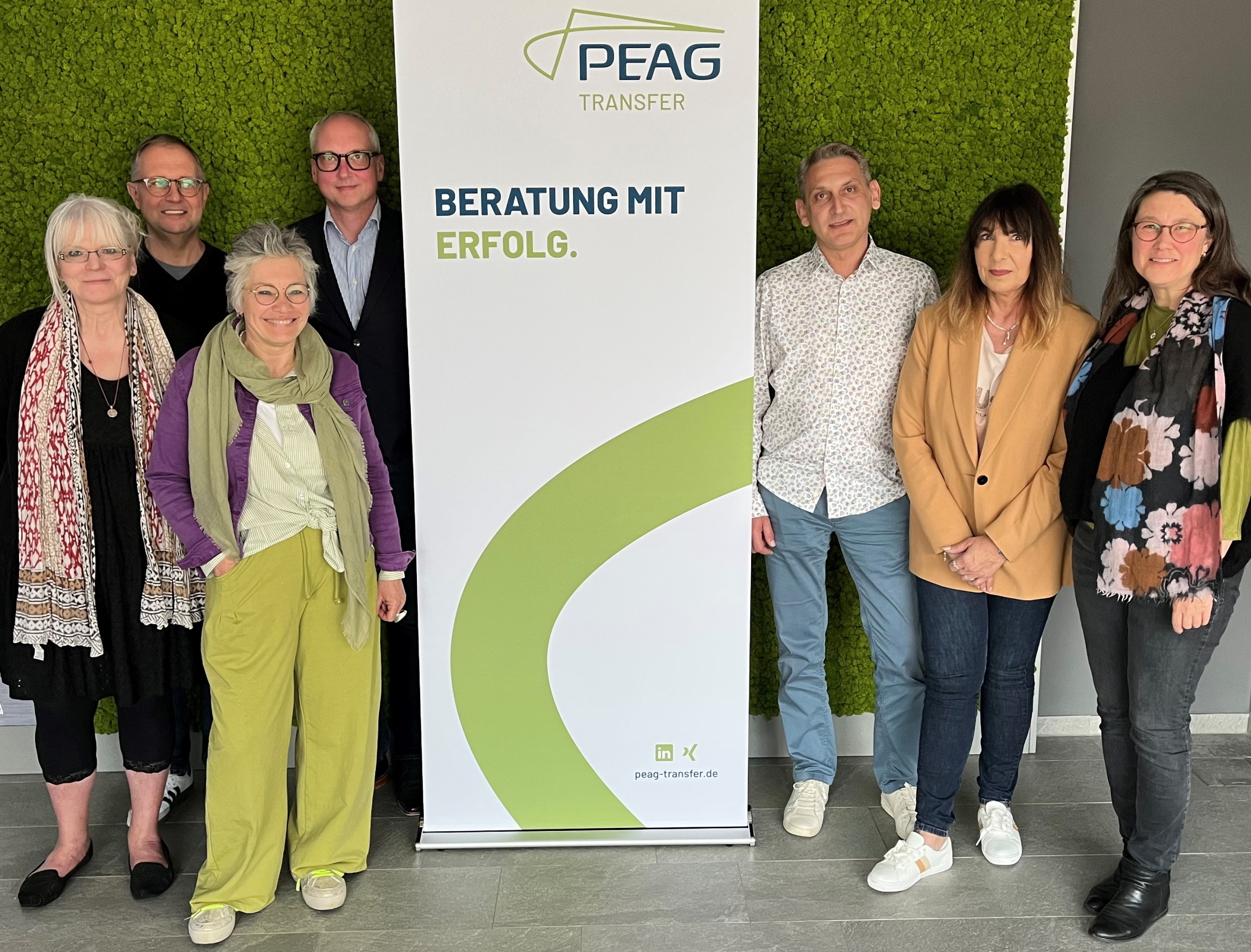 Das Team der Beratungen in der PEAG Transfer GmbH 